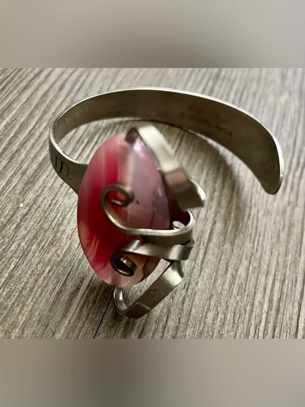 🧫 Handcrafted Fork Art Bracelet 🧫